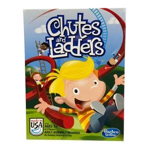 Hasbro Gaming Chutes and Ladders Board Game 2013 Edition A4756 New Sealed